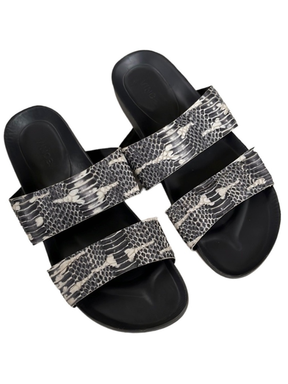 Vince Orion Python Leather Sandals